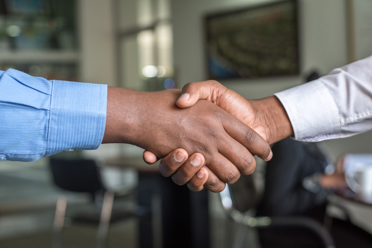 Lawyers collaborating